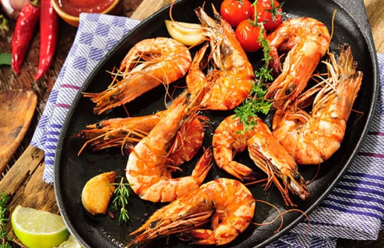 Crevettes à la méditerranéenne